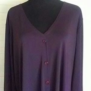 Worthington Woman Plum Tunic